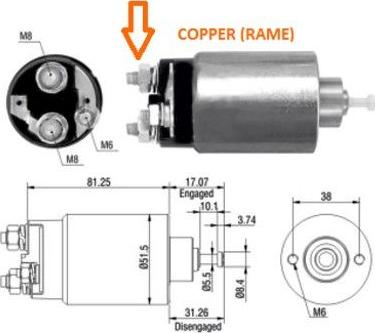 Hoffer 46007 - Elettromagnete, Motore d'avviamento www.autoricambit.com