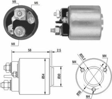 Hoffer 46015 - Elettromagnete, Motore d'avviamento www.autoricambit.com