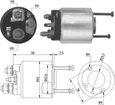 Hoffer 46016 - Elettromagnete, Motore d'avviamento www.autoricambit.com