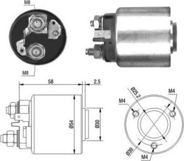 Hoffer 46011 - Elettromagnete, Motore d'avviamento www.autoricambit.com