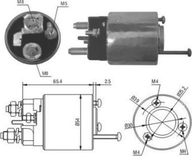 Hoffer 46018 - Elettromagnete, Motore d'avviamento www.autoricambit.com