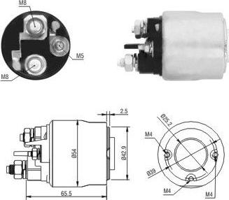 Hoffer 46017 - Elettromagnete, Motore d'avviamento www.autoricambit.com