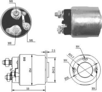 Hoffer 46084 - Elettromagnete, Motore d'avviamento www.autoricambit.com