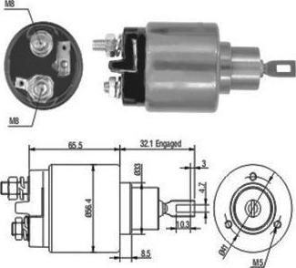 Hoffer 46030 - Elettromagnete, Motore d'avviamento www.autoricambit.com