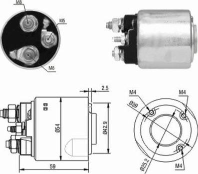 Hoffer 46148 - Elettromagnete, Motore d'avviamento www.autoricambit.com