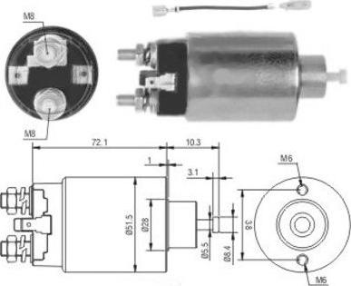 Hoffer 46142 - Elettromagnete, Motore d'avviamento www.autoricambit.com