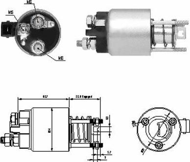 Hoffer 46136 - Elettromagnete, Motore d'avviamento www.autoricambit.com