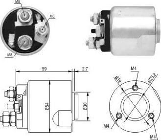 Hoffer 46170 - Elettromagnete, Motore d'avviamento www.autoricambit.com