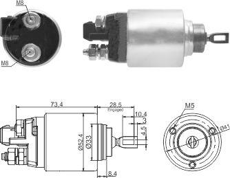 Hoffer 46309 - Elettromagnete, Motore d'avviamento www.autoricambit.com