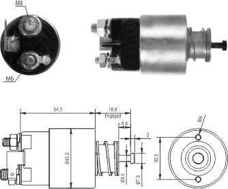 Hoffer 46317 - Elettromagnete, Motore d'avviamento www.autoricambit.com