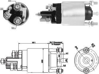 Hoffer 46291 - Elettromagnete, Motore d'avviamento www.autoricambit.com