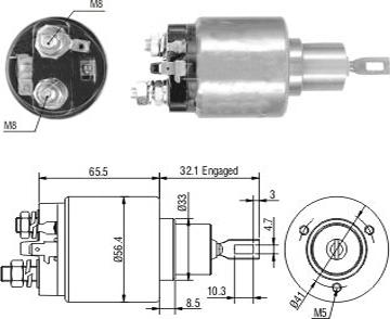 Hoffer 46243 - Elettromagnete, Motore d'avviamento www.autoricambit.com