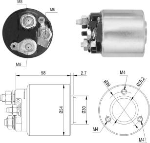 Hoffer 6646212 - Elettromagnete, Motore d'avviamento www.autoricambit.com