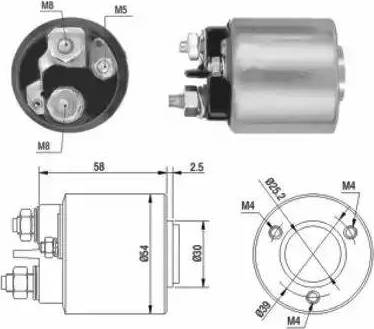 Hoffer 6646015 - Elettromagnete, Motore d'avviamento www.autoricambit.com