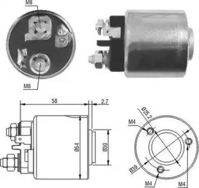 Hoffer 6646083 - Elettromagnete, Motore d'avviamento www.autoricambit.com