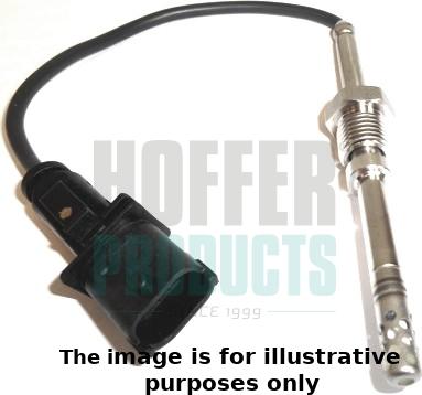 Hoffer 7451950E - Sensore, Temperatura gas scarico www.autoricambit.com