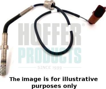 Hoffer 7451920E - Sensore, Temperatura gas scarico www.autoricambit.com