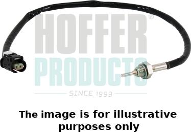 Hoffer 7452444E - Sensore, Temperatura gas scarico www.autoricambit.com