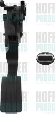 Hoffer 7513782 - Kit pedale acceleratore www.autoricambit.com