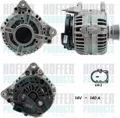 Hoffer H5510665G - Alternatore www.autoricambit.com