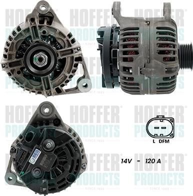 Hoffer H5510684G - Alternatore www.autoricambit.com