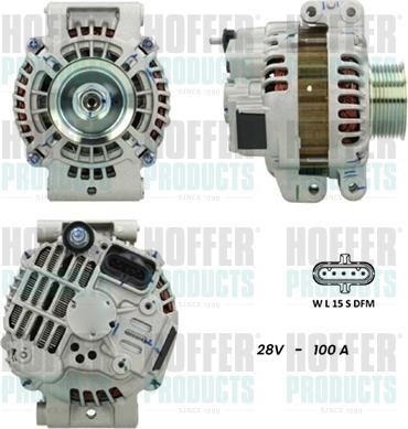 Hoffer H5635134G - Alternatore www.autoricambit.com