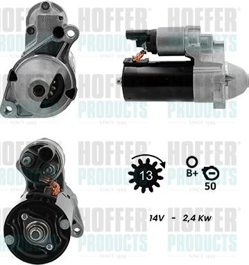 Hoffer H5010949G - Motorino d'avviamento www.autoricambit.com