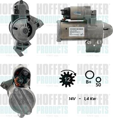 Hoffer H5010964G - Motorino d'avviamento www.autoricambit.com