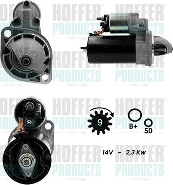 Hoffer H5010981G - Motorino d'avviamento www.autoricambit.com