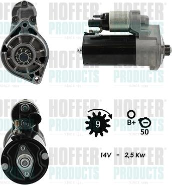 Hoffer H5010931G - Motorino d'avviamento www.autoricambit.com