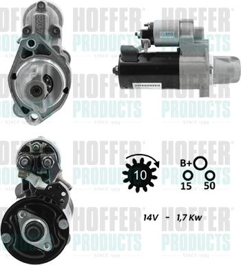 Hoffer H5010928G - Motorino d'avviamento www.autoricambit.com