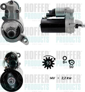 Hoffer H5010430G - Motorino d'avviamento www.autoricambit.com