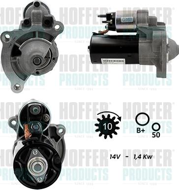 Hoffer H5010040G - Alternatore motorino d'avviamento www.autoricambit.com