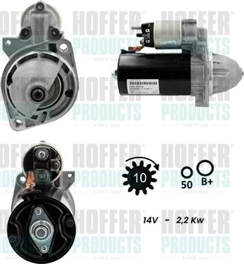 Hoffer H5010004G - Motorino d'avviamento www.autoricambit.com