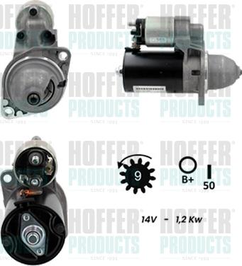 Hoffer H5010114G - Motorino d'avviamento www.autoricambit.com