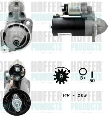 Hoffer H5010354G - Motorino d'avviamento www.autoricambit.com