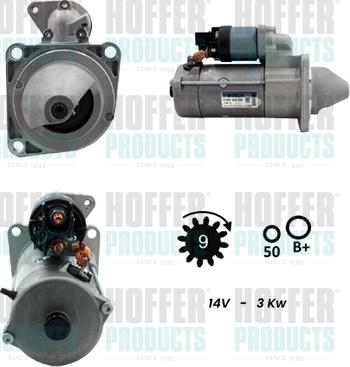 Hoffer H5010333G - Motorino d'avviamento www.autoricambit.com