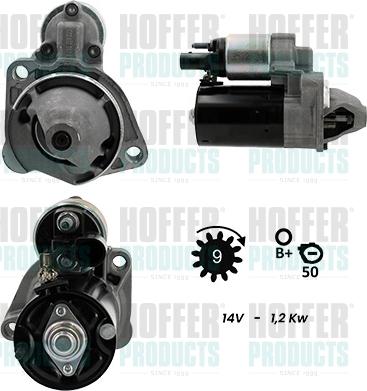 Hoffer H5010379G - Motorino d'avviamento www.autoricambit.com