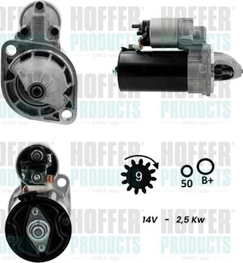 Hoffer H5010370G - Motorino d'avviamento www.autoricambit.com