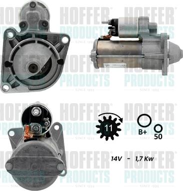 Hoffer H5010207G - Motorino d'avviamento www.autoricambit.com