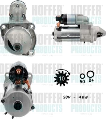 Hoffer H5110046G - Motorino d'avviamento www.autoricambit.com