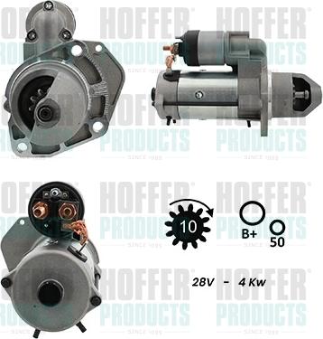 Hoffer H5110047G - Motorino d'avviamento www.autoricambit.com