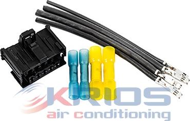 Hoffer K26204 - Kit riparaz.cavi, Termoventilat. abitacolo(Sist.prerisc.mot) www.autoricambit.com