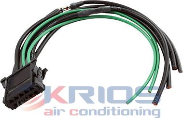 Hoffer K26206 - Kit riparaz.cavi, Termoventilat. abitacolo(Sist.prerisc.mot) www.autoricambit.com