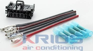 Hoffer K26201 - Kit riparaz.cavi, Termoventilat. abitacolo(Sist.prerisc.mot) www.autoricambit.com