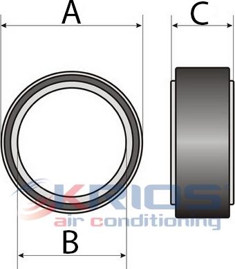 Hoffer K22049 - Cuscinetto, Albero compressore www.autoricambit.com