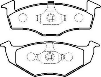 ATE 607101 - Kit pastiglie freno, Freno a disco www.autoricambit.com