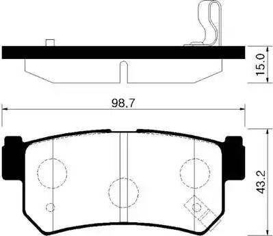 TRW Engine Component GDB3258 - Kit pastiglie freno, Freno a disco www.autoricambit.com