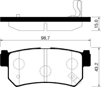 HELLA T1430 - Kit pastiglie freno, Freno a disco www.autoricambit.com