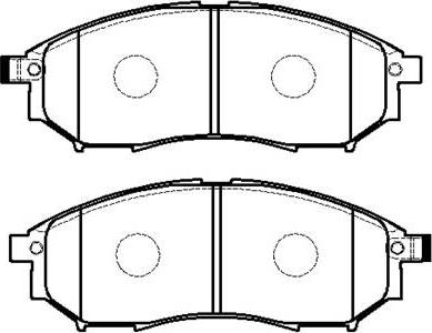 Adriauto GLBP0150 - Kit pastiglie freno, Freno a disco www.autoricambit.com